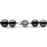 8-10mm Natural Multi-Color Tahitian Strand Necklace