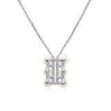 14k White Gold 4.5-5mm Akoya Triple Row Necklace