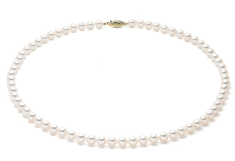 7.5-8mm AA Akoya Cultured Pearl Strand