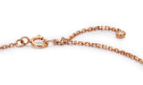 14k Rose Gold Diamond Heart Bracelet